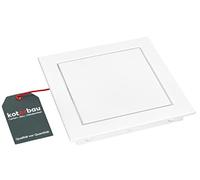 KOTARBAU® Trappe de Visite 15 x 15 cm pour Peinture en Plastique Blanc Trappe d'inspection Porte d’accès placo Plafond trappes