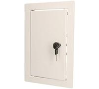 KOTARBAU® Trappe de Visite 15 x 25 cm en métal Blanc Trappe d'inspection Visite placo Plafond Trappe comble trappes