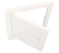 KOTARBAU® Trappe de visite 15 x 30 cm en plastique blanc Trappe d'inspection visite placo plafond trappe comble trappes