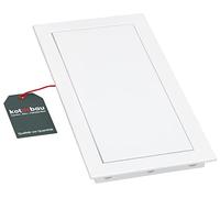 KOTARBAU® Trappe de Visite 15 x 30 cm pour Peinture en Plastique Blanc Trappe d'inspection Porte d’accès placo Plafond trappes