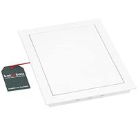 KOTARBAU® Trappe de Visite 20 x 25 cm pour Peinture en Plastique Blanc Trappe d'inspection Porte d’accès placo Plafond trappes