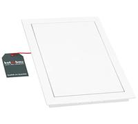 KOTARBAU® Trappe de Visite 20 x 30 cm pour Peinture en Plastique Blanc Trappe d'inspection Porte d’accès placo Plafond trappes