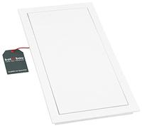 KOTARBAU® Trappe de Visite 20 x 40 cm pour Peinture en Plastique Blanc Trappe d'inspection Porte d’accès placo Plafond trappes