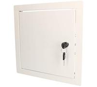 KOTARBAU® Trappe de Visite 25 x 25 cm en métal Blanc - Trappe d'inspection pour placo Plafond et comble - Trappe de Maintenance pour compteurs d'eau et de gaz