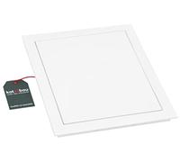 KOTARBAU® Trappe de Visite 25 x 30 cm pour Peinture en Plastique Blanc Trappe d'inspection Porte d’accès placo Plafond trappes