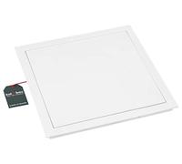 KOTARBAU® Trappe de Visite 35 x 35 cm pour Peinture en Plastique Blanc Trappe d'inspection Porte d’accès placo Plafond trappes