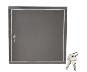 KOTARBAU® Trappe de Visite 40 x 40 cm Trappe d'inspection avec n Acier Inoxydable Argenté Trappe Visite placo Plafond
