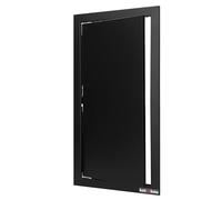 KOTARBAU® Trappe d'inspection 20 x 40 cm - Pour cloisons sèches - En plastique noir - Clapet d'entretien - Couvercle de service - Trappe de nettoyage