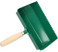 KOTARBAU® Truelle à coller 240 mm Poignée en bois Truelle à planer Truelle pour béton cellulaire Truelle pour béton cellulaire Truelle pour lit de mortier Truelle pour pierres plates Pelle à béton Den