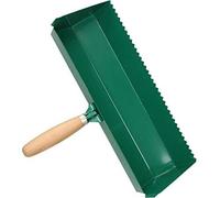 KOTARBAU® Truelle à coller 365 mm manche en bois Truelle à planer Truelle à béton cellulaire Truelle à béton cellulaire Truelle à lit de mortier Truelle à planer Pelle à béton Denture rectangulaire