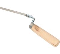 KOTARBAU® Truelle à joint en acier inoxydable 10 mm pour jointoyer avec manche en bois Spatule Fer à joint Formateur de joint indispensable pour les travaux de jointoiement