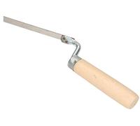 KOTARBAU Truelle à Joint en Acier Inoxydable 12 mm pour jointoiement avec Manche en Bois spatule à Joint Fer Forme à Joint Indispensable pour Le Travail de Joint