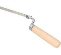 KOTARBAU® Truelle à joint en acier inoxydable 12 mm pour jointoyer avec manche en bois Spatule Fer à joint Formateur de joint indispensable pour les travaux de jointoiement
