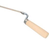 KOTARBAU® Truelle à joint en acier inoxydable 8 mm pour jointoyer avec manche en bois Spatule Fer à joint Formateur de joint indispensable pour les travaux de jointoiement