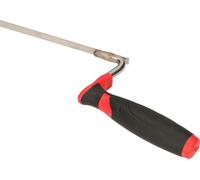 KOTARBAU® Truelle à joint en acier inoxydable 8 mm pour jointoyer avec manche en plastique Spatule Fer à joint Formateur de joint indispensable pour les travaux de jointoiement
