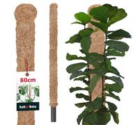 KOTARBAU® Tuteur Plante Intérieur De ⌀ 3,2 x 80 cm | Tuteur Plante Grimpante | pour Plantes | Monstera Deliciosa en Fibres De Coco | Support De Fleurs Grimpantes Poteau