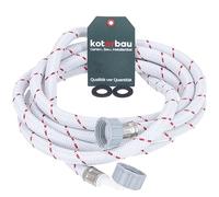 KOTARBAU® Tuyau d'alimentation pour machine à laver et lave-vaisselle - 3 m x 13 mm - Blindé - Avec joint - Résistant à la pression élevée