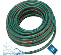 KOTARBAU® Tuyau d'arrosage 1/2" 30m 4 plis Renforcé Vert Professionnel pour arroser les plantes