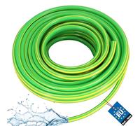 KOTARBAU® Tuyau d'arrosage professionnel, 3/4", 20 m, pour arrosage des plantes, 4 couches, vert/jaune