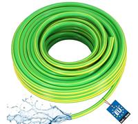 KOTARBAU® Tuyau d'arrosage professionnel, 3/4", 30 m, pour arrosage des plantes, 4 couches, vert/jaune