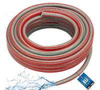 KOTARBAU® Tuyau d'arrosage professionnel 6 couches - Pour arrosage des plantes - 1/2" - Gris - 20 m