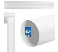 KOTARBAU® Tuyau de Ventilation Rond en PVC Blanc - Diamètre : 150 mm