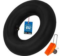 KOTARBAU® Tuyau pour diable 3.50-4 Tuyau pour roue de brouette Pneu de chariot de stockage Tuyau Schwalbe Pneu de brouette Sacoche Roue de brouette Tuyau en caoutchouc plein Noir