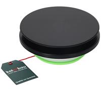 KOTARBAU® Valve à disque ronde pour raccord de tuyau Ø 125 mm Noir Anémostat Grille d'aération Grille de ventilation en plastique Plafonds Diffuseur de ventilation Ventilation Couvercle mur de sortie
