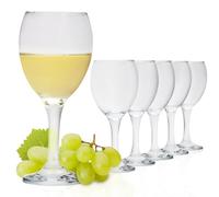 KOTARBAU® Verre A Vin | Verre Vin | Verre A Vin Blanc 6 pièces | Set universel de verres à vin élégants