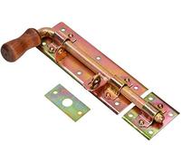 KOTARBAU® Verrou de Portail 280 mm Gauche Loquet de Porte à Boulon Coulissant Galvanisé Doré Qualité Supérieure