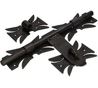 KOTARBAU Verrou de porte 320 mm à gauche/droite avec revêtement en poudre Noir
