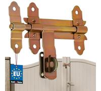 KOTARBAU® Verrou de porte de garage - 150 mm - En acier galvanisé - Verrou de porte de jardin - Serrure de porte de garage - Charnières de porte - Verrou de porte - Verrou de porte