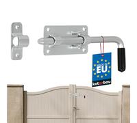 KOTARBAU® Verrou de porte de garage - 220 mm - Galvanisé - Avec poignée en caoutchouc