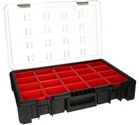 KOTARBAU® WRC Boîte de rangement portable 39 x 60 x 11 cm avec compartiments en polycarbonate de haute qualité