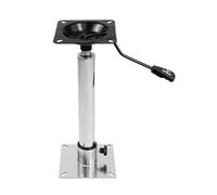 Kotesu Base élévatrice de siège de bateau gonflable rotative en acier inoxydable | Base télescopique pour bateaux gonflables, siège de pêche avec filetage interne externe