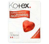 Kotex Maxi Normal Serviettes Hygiéniques Super Doux 18 Pièces