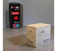 Kotex Maxi Night Time Lot de 8 paquets de 10 blocs