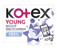 Kotex Young Night serviettes hygiéniques pour la nuit 7 pcs