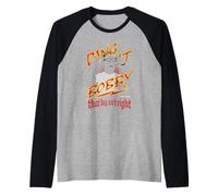 KOTH Hank Dang It Bobby That Boy Ain't Right Retro Cartoon Manche Raglan