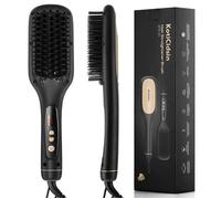 KotiCidsin Brosse Lissante, affichage LED+Peigne à cheveux de la température réglable, brosse chauffante