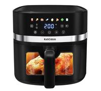 KotiCidsin Friteuse à air sans huile 8.5 L, Air Fryer 2000 W avec Fenêtre Transparente et Éclairage Intégré, Écran Tactile LED