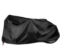 Kotivie Housse de rangement pour vélo tandem extra longue pour 2 places - Étanche - Protection solaire - Noir