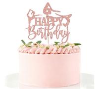 Kotkiddy Kunstturnern Turnen Torteneinsätze Fête Gâteau Aufsatz Rose Turnen Anniversaire Fête Décoration Thème Fête Accessoires pour Petits Danseurs.