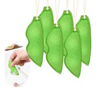 Kotkiddy® Lot de 6 éponges de nettoyage pour bouteille de cuisine en forme de pois magiques