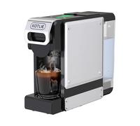 KOTLIE Machine à café 5 en 1 pour toutes capsules et café moulu. | Compatible NES, DG, MIO, ESE 44mm et café moulu. Modèle compact avec débitmètre intégré et 7 niveaux d'eau.