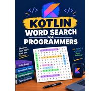Kotlin Word Search for Programmers: 50 Large Print Puzzles with Answer Key