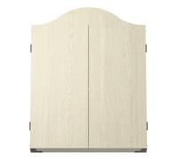KOTO - Armoire à Fléchettes en Chêne Clair (63 cm x 49 cm x 85 cm) Incl. 2 Tableaux Blancs de Score