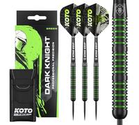 KOTO Dark Knight Green 80 % tungstène Fléchettes en acier 21 g