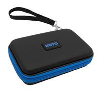 KOTO - Étui Fléchettes Moyen en EVA Rouge, Mousse EVA, Compatible avec Fléchettes Pointe Acier & Pointe Plastique