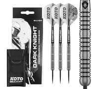 KOTO Fléchettes Dark Knight Silver 80 % avec pointe en acier